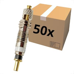 KIT 50 Núcleo Válvula Miolo Presta Camara E Tubeless Pneu Bico Fino Bicicleta Bike MTB speed