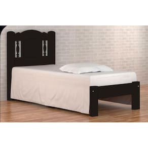 Cama de Solteiro Bella de Madeira Maciça Tauari