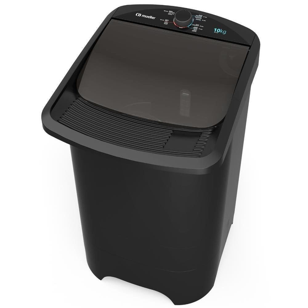 Tanquinho De Lavar Roupa Mueller 10 Kg Com Superesfregador MLT10C Preto 110V