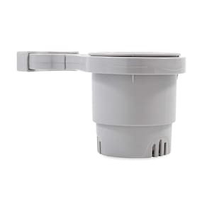 Suporte de copo Camco Small Braçadeira montada para trilho de 3/4-1-1/4 polegadas