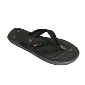 Chinelo Dedo Baixo Fino Magnético Kelly Preto 37 Par - Terumi