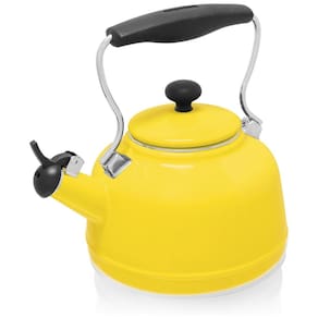 Chaleira de Chá 1.7L com Apito, Aço Inoxidável, CHANTAL 37 VINT YC, Amarelo