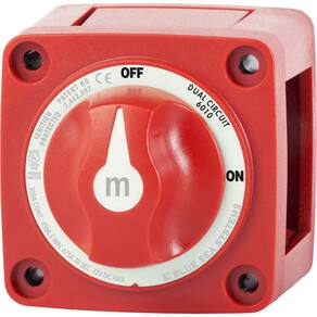 Interruptor de bateria Blue Sea Systems 6010 M-series Dual Circuit