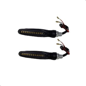 Kit De Faróis De Led Seta Universal Par Lâmpadas Amarela Moto 12v