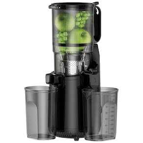 Extrator de Suco a Frio Amumu, Máquina de Mastigação Lenta com Boca de Alimentação Extra Grande de 13,7cm para Frutas e Vegetais Inteiros,