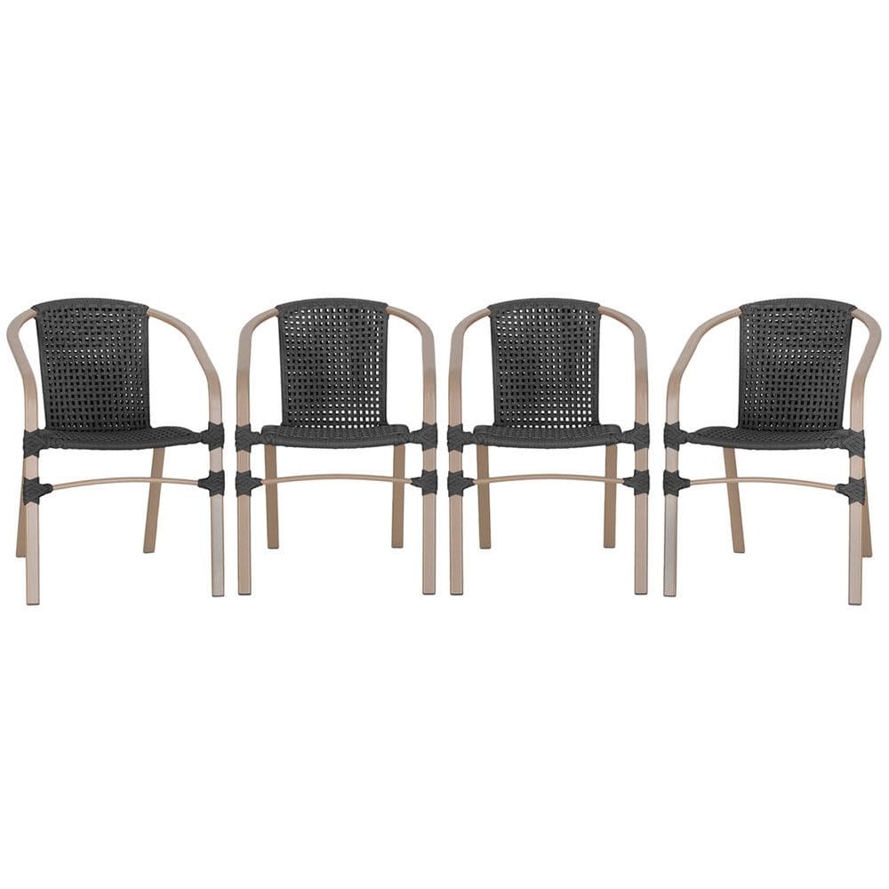 01 Cadeira Floripa Aluminio Trama