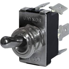Interruptor Toggle Blue Sea Systems 4155 DPDT liga/desliga