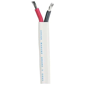 Cabos duplex de grau marinho Ancor 12 AWG 100 pés preto/vermelho