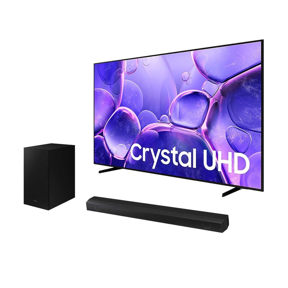 Combo Samsung Smart TV 75" Crystal UHD 4K U8600F 2025 + Soundbar HW-B550