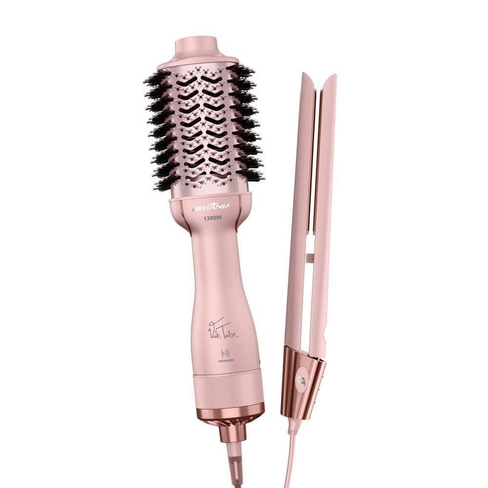 Kit Britânia Viih Tube Escova Secadora BES36 E Prancha BPR04 Bivolt