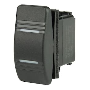 Interruptor BEP 1001803 SPDT Contura On/Off/On com 2 LEDs 12V/24V