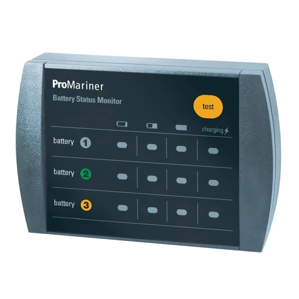 Monitor remoto de status bancário ProMariner 51060, preto, pequeno