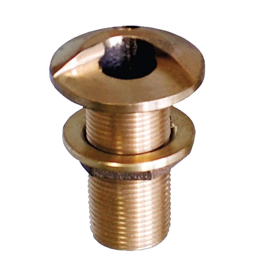 Encaixe Thru-Hull Groco 2 Bronze de alta velocidade com porca