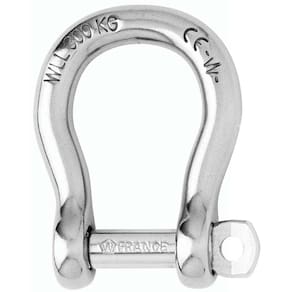 Manilha de arco com travamento automático Wichard de diâmetro 4 mm (5/32 polegadas)