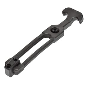 Trava Southco T-Handle com suporte frontal Keeper Pull Draw preta