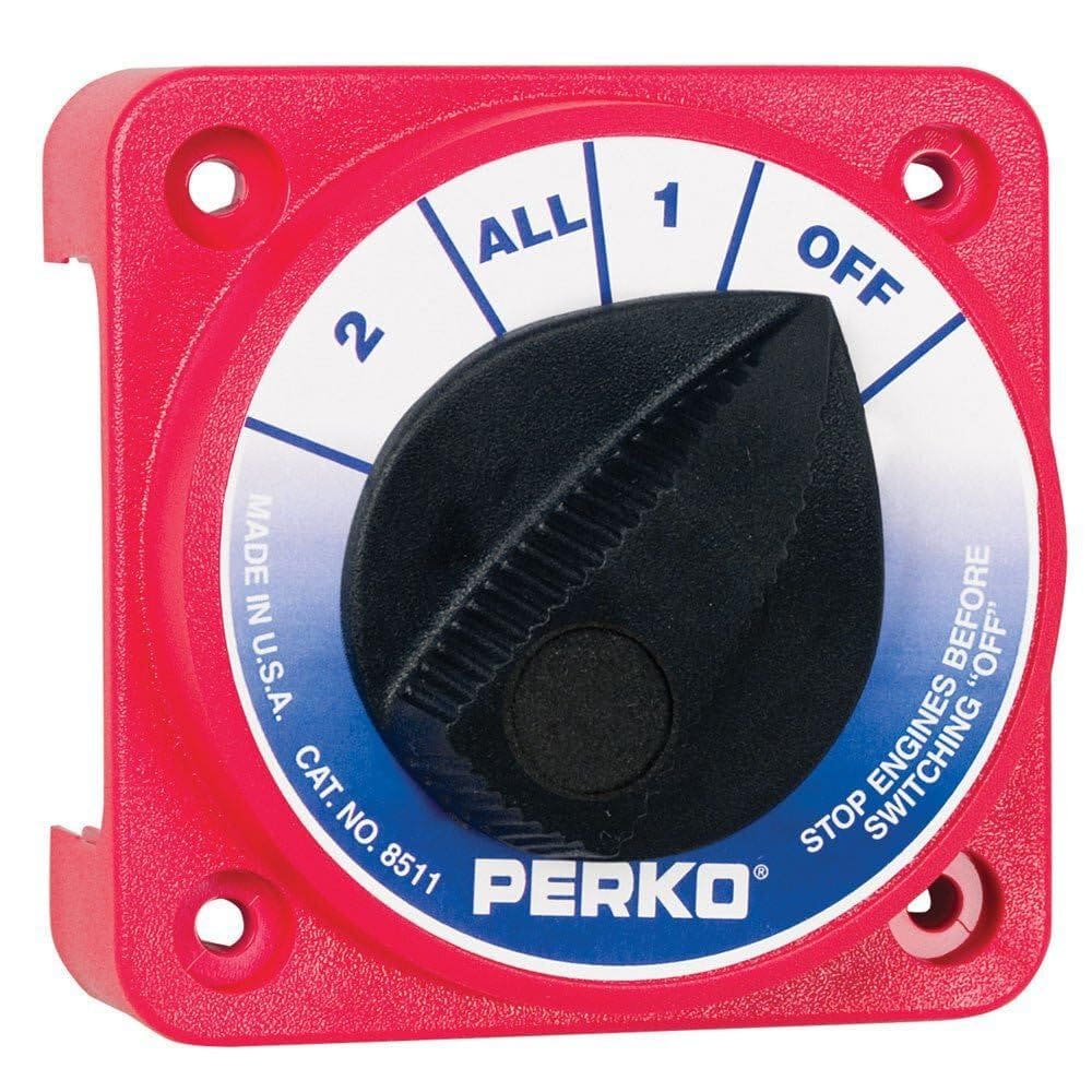 Chave seletora de bateria Perko Compact Medium Duty sem chave