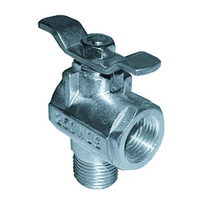 Válvula de combustível GROCO 1/2 NPT 90° Aço Inoxidável