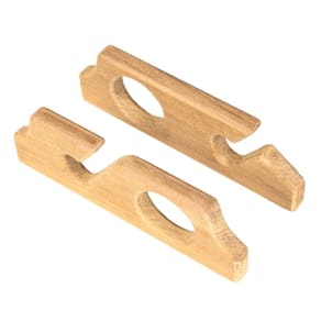 Rack de armazenamento de varas de pesca Whitecap 60610 Teak Two Rod Beige