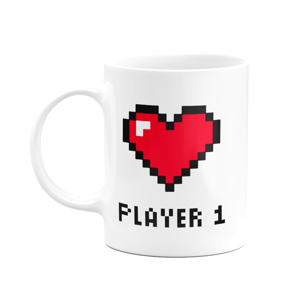 Caneca Namorados Gamer - Player 1 - 325ml