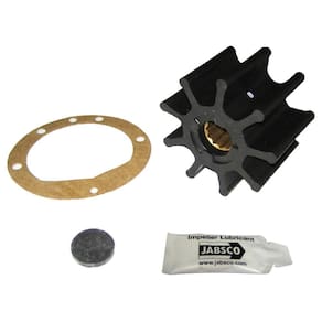 Kit de impulsor Jabsco 9 Blade Nitrilo 9,5 cm de diâmetro 6,4 cm W