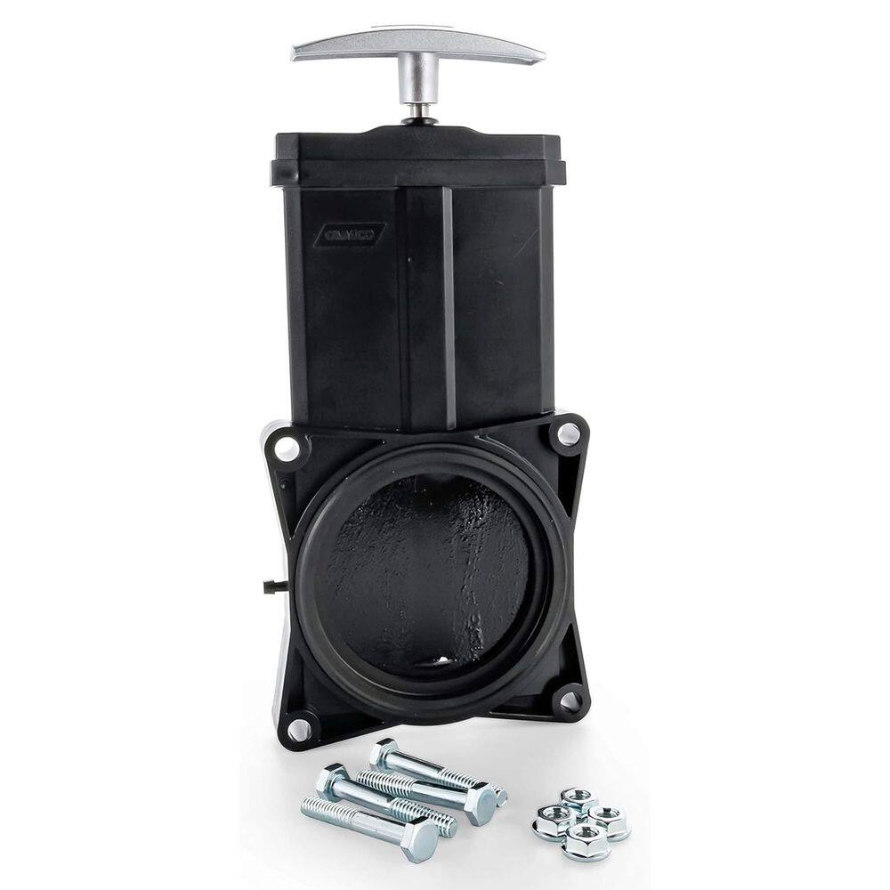 Válvula de resíduos de reposição para RV Camco com alça de metal de 3 cm