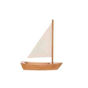 Escultura Barco em Madeira e Metal 20400-P Mart