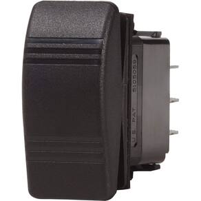Interruptor Blue Sea Systems 8288 Contura OFF- (ON) DPST Preto