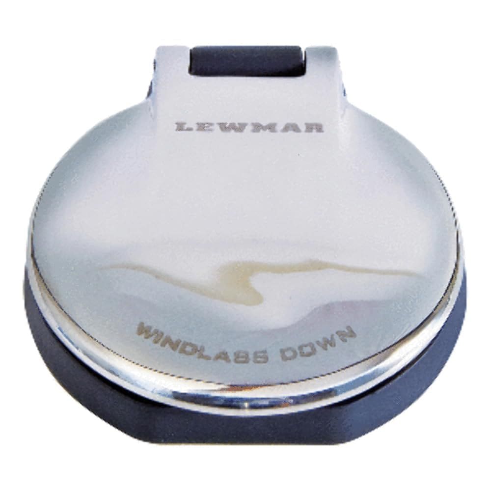 Pedal de convés Lewmar Windlass Down em aço inoxidável