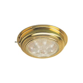 Dome Light Sea-Dog LED de latão com 4 lentes
