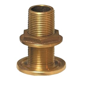 Encaixe Thru-Hull Groco Combo Bronze 3/4 NPS NPT com porca
