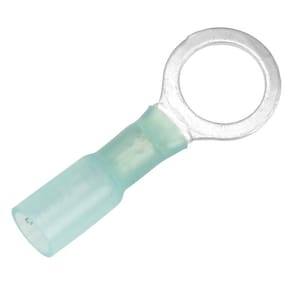 Terminal de anel termorretrátil Pacer 16-14 AWG 3/8 tamanho de pino 25 P