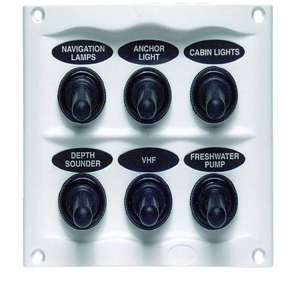 Interruptor seletor BEP 900-6WP Painel à prova de respingos - 6 vias