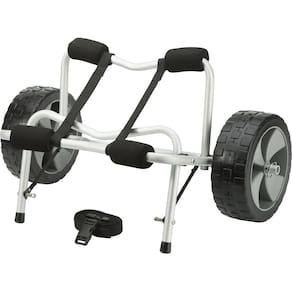 Carrinho de caiaque e canoa Attwood 11930-4 com roda de grande diâmetro