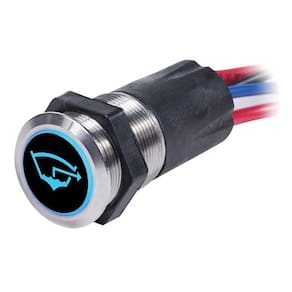 Botão de interruptor Blue Sea Systems 4181 15A OFF-ON BACK