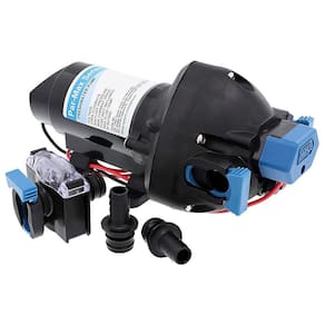 Bomba de pressão de água Jabsco Par-Max 2 12V 7.6L/min 2.4bar