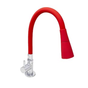 Torneira para Cozinha Flexível Gourmet Roddex Vermelho