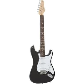 Guitarra Giannini G100 Preta Escudo Branco