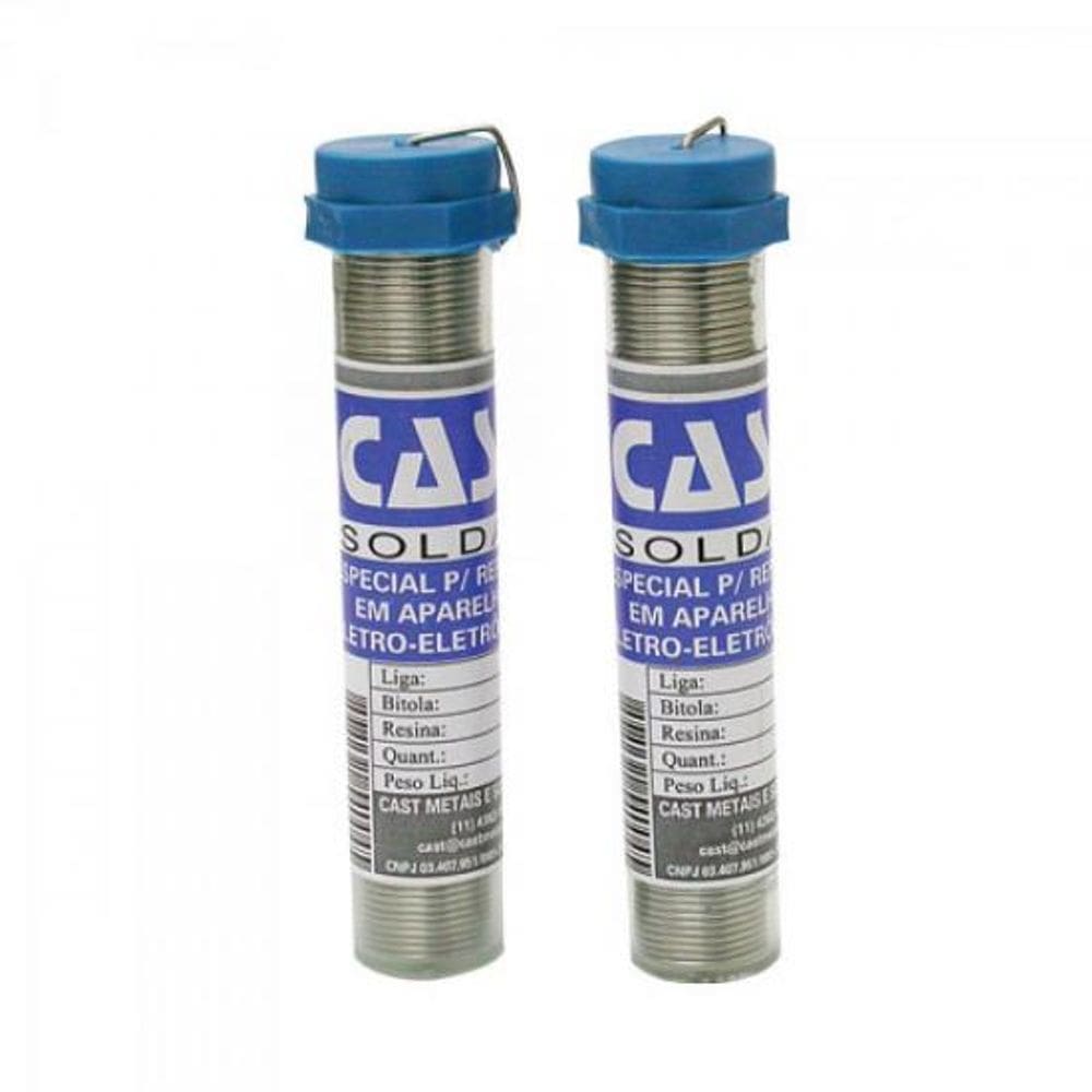 Solda em Tubo 63x34 25G Azul Cast Metais 36un