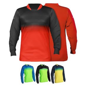 Camisa de goleiro de futebol Vizari Vallejo para crianças laranja/preta