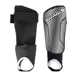 Shin Guards Vizari Matera Soccer para adultos e crianças em preto/branco