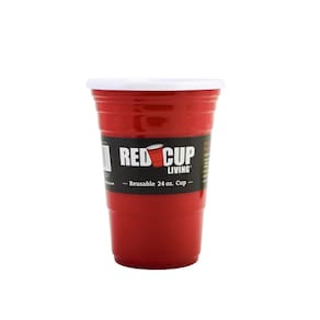 Copo reutilizável Red Cup Living Insulated Coper 700mL com canudo