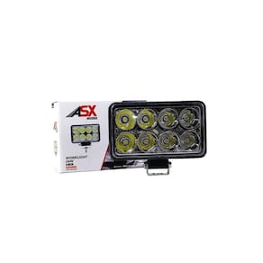 Led Worklight Retangular 24w 8 Led Bivolt Asx
