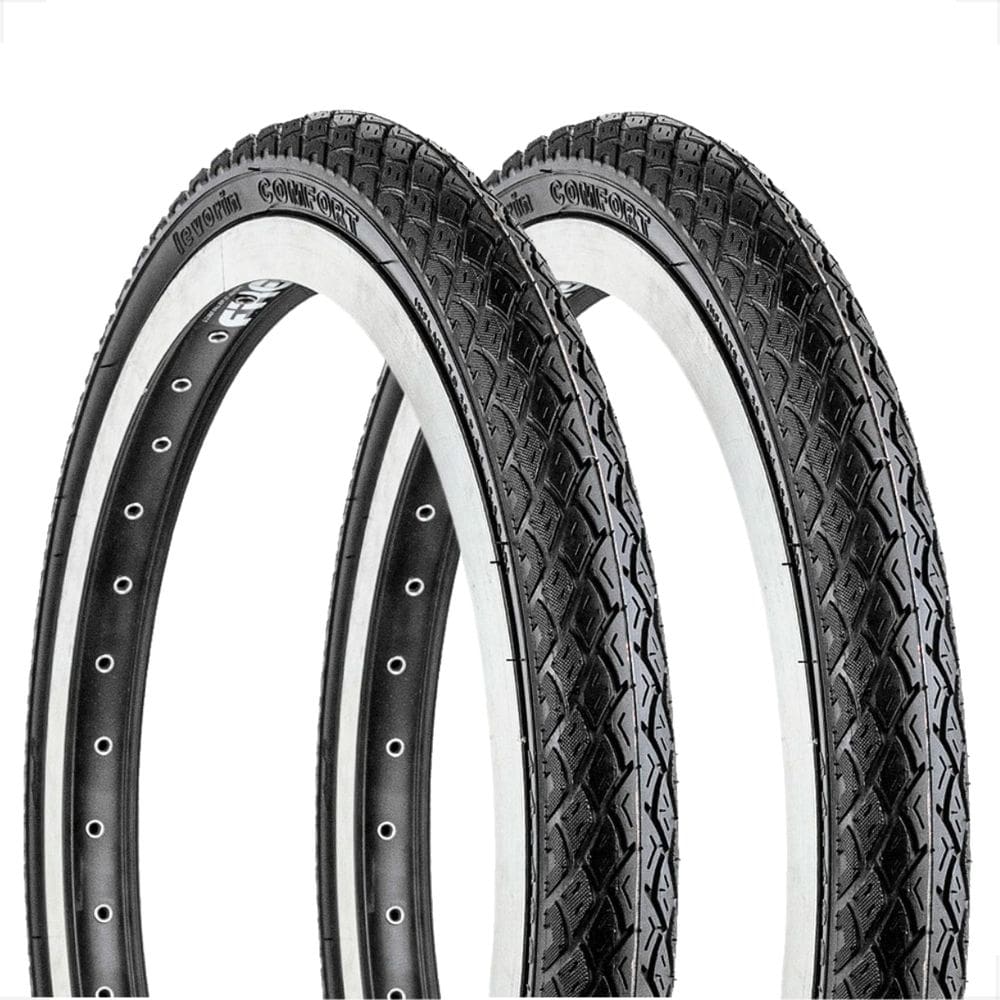 PAR Pneu Levorin Comfort Aro 20 x 1.75 Bicicleta Bike Bmx Mtb Infantil Balão Praieiro Arame Slick