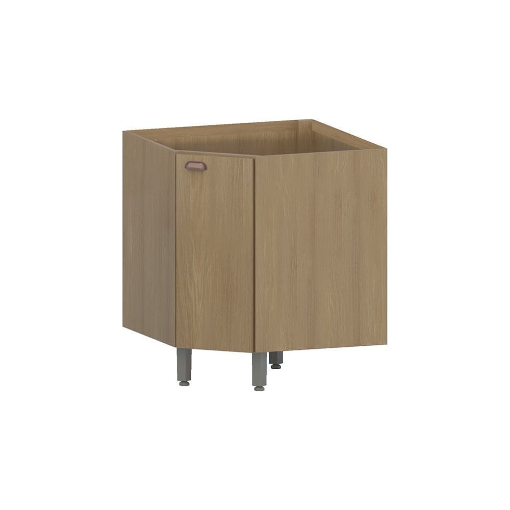 Balcão Canto Diagonal sem Tampo 1 Porta Classic Luciane Móveis