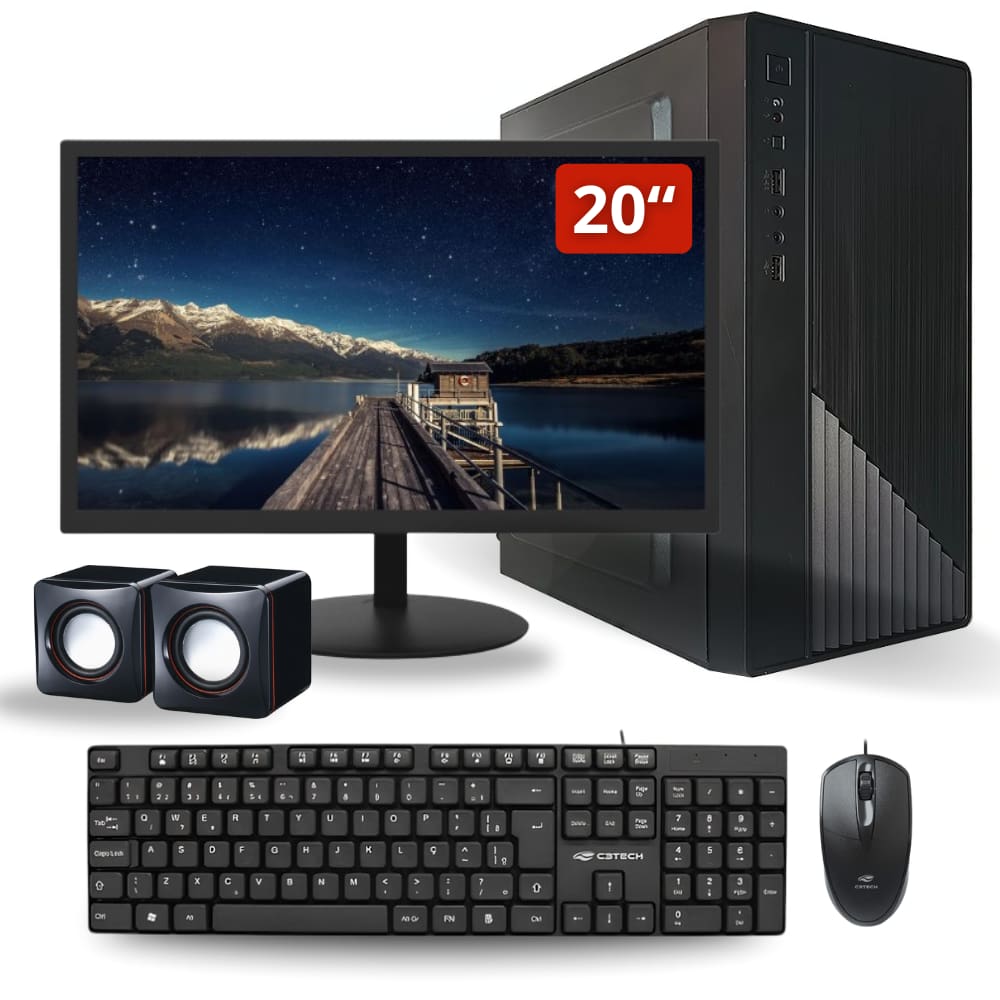 Pc Completo I5 Geracao 8 16 Gbddr4 Ssd 480 Gb Monitor 20  W10