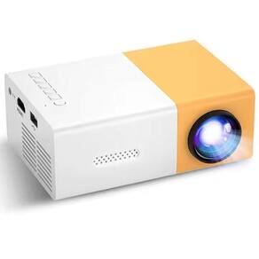 Projetor Led 60 Polegadas Mini Portatil Full Hd 1080P Hdmi Usb Av 600 Lumens Multimidia Controle Remoto Cinema Em Casa