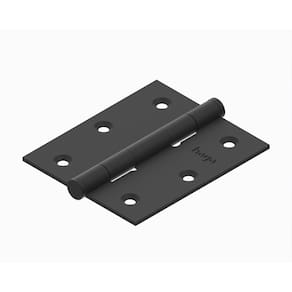 Kit 3 Dobradiças Haga 3x2½ Pino Chato Sem Anel - 2551