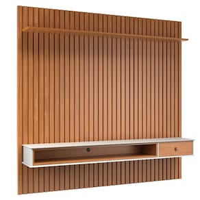 Painel Home Para TV 75 Pol Detroit 220X231 cm Off White Nature Tebar