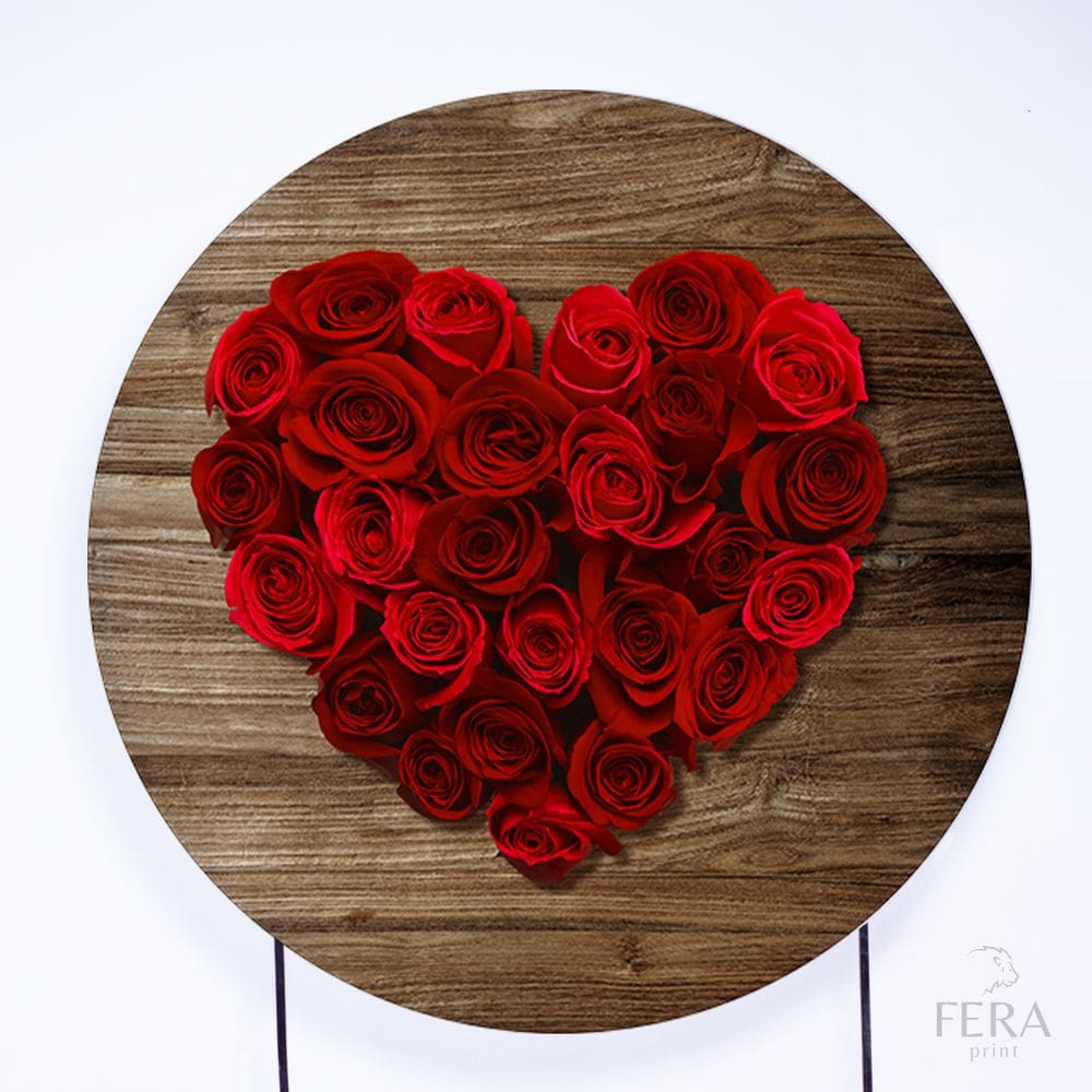 Painel Decorativo para Festa 1,80x1,80 metros Vesti Fácil com Elástico Dia dos Namorados - Fera Print