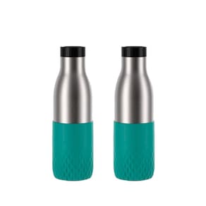 Kit Tefal: 2 Garrafas Térmicas Tefal Bludrop Verdes de 500ml